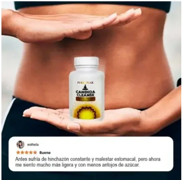 Candida Cleanse® - Elimina el Hongo Candida, malestares, hinchazón y fatiga