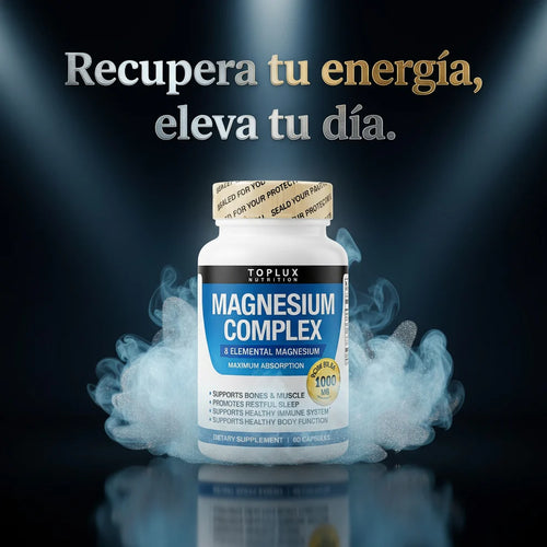🧲 Magnesium Complex – Tu aliado para cuerpo y mente