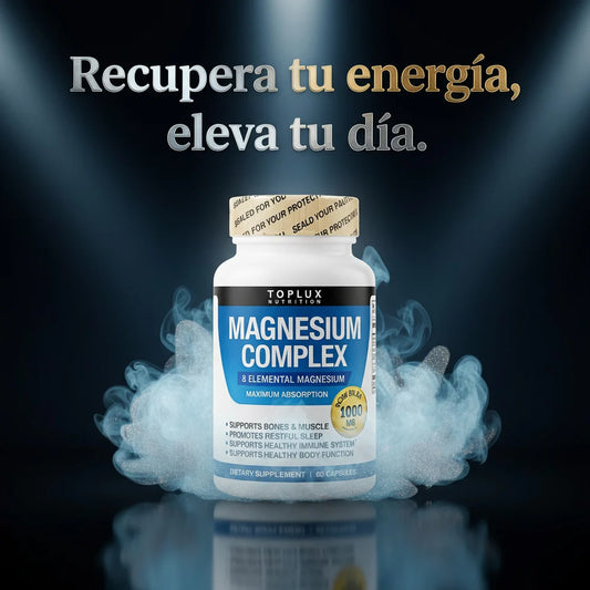 🧲 Magnesium Complex – Tu aliado para cuerpo y mente