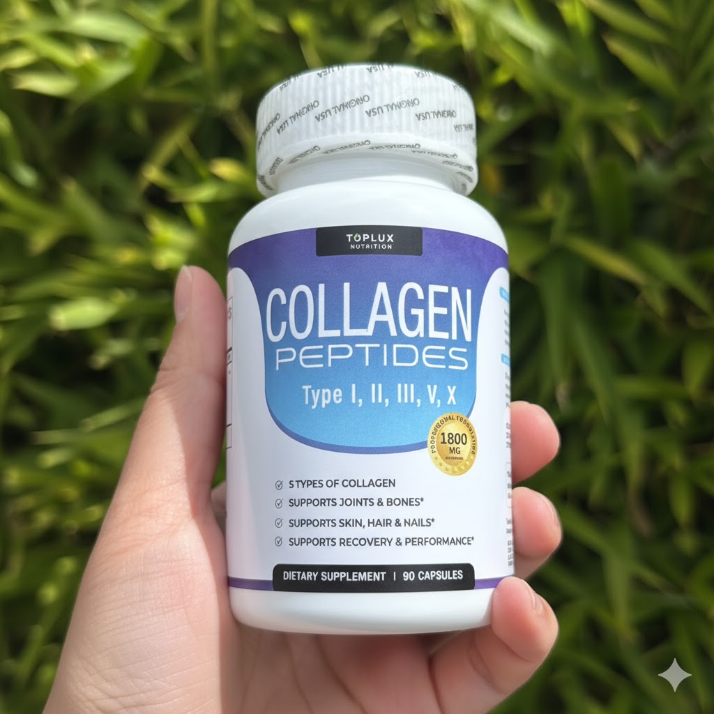 Colágeno Peptídico Toplux 1800 mg (90 capsulas)