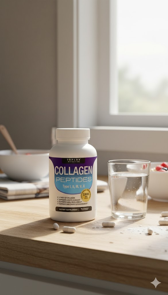 Colágeno Peptídico Toplux 1800 mg (90 capsulas)