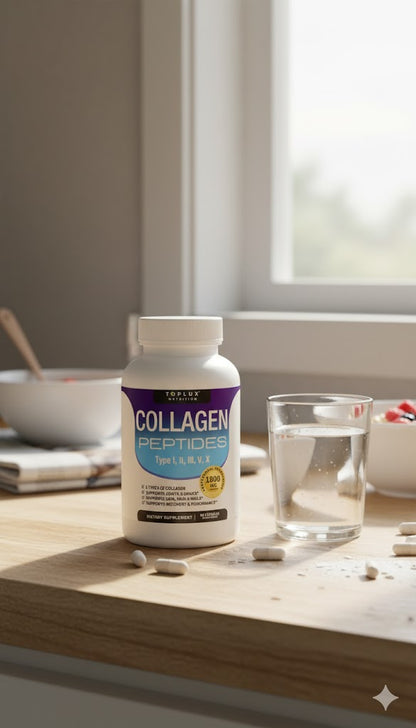 Colágeno Peptídico Toplux 1800 mg (90 capsulas)