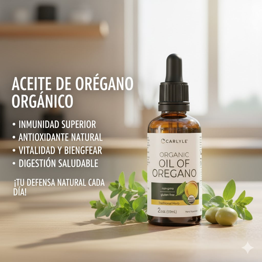 Aceite Orgánico de Orégano - 59 ml